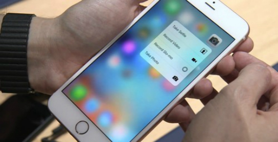 3D Touch技術(shù)將會(huì)加速智能手機(jī)的新發(fā)展