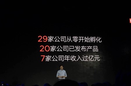 小米雷軍披露生態(tài)鏈企業(yè)情況：已投資55個(gè)企業(yè)