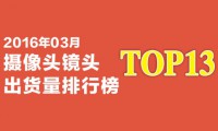 2016年03月攝像頭鏡頭出貨量排行榜