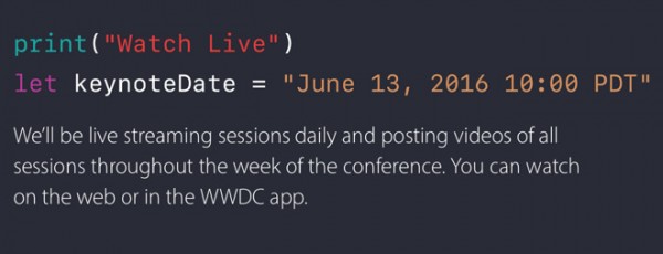 蘋果發(fā)出 WWDC 發(fā)布會邀請函