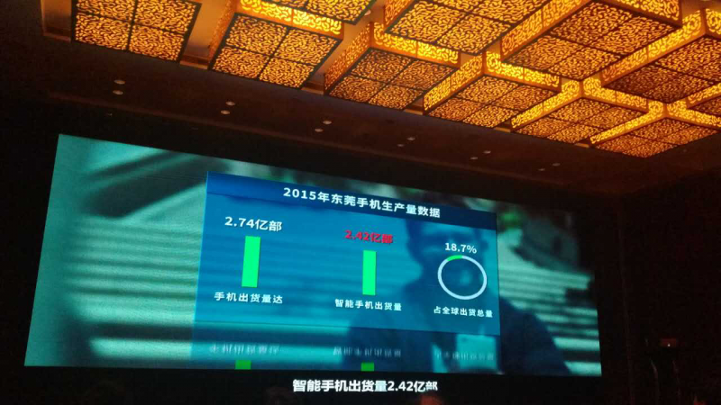 2015年東莞手機(jī)制造占全球18.7% 力促集成電路走向國際合作