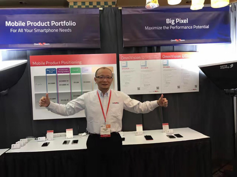 CES 2017 OV展臺展出cmos圖像傳感器產(chǎn)品