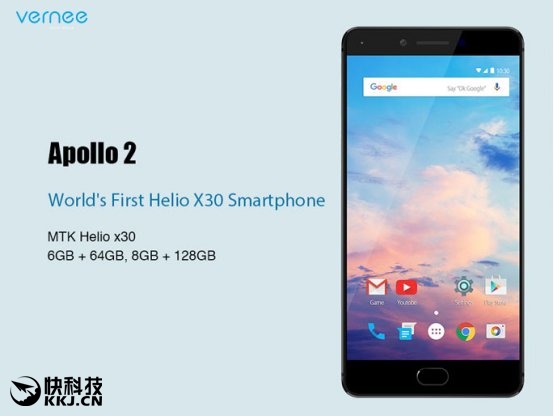 國產廠商宣布首款10nm聯發(fā)科X30手機:8G內存