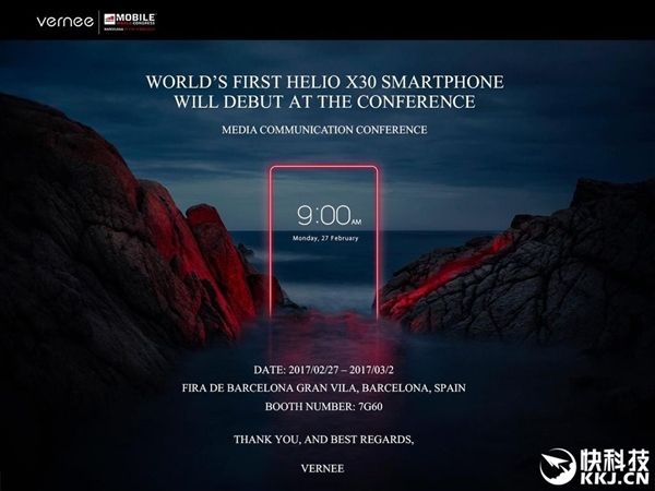 國產廠商宣布首款10nm聯發(fā)科X30手機:8G內存