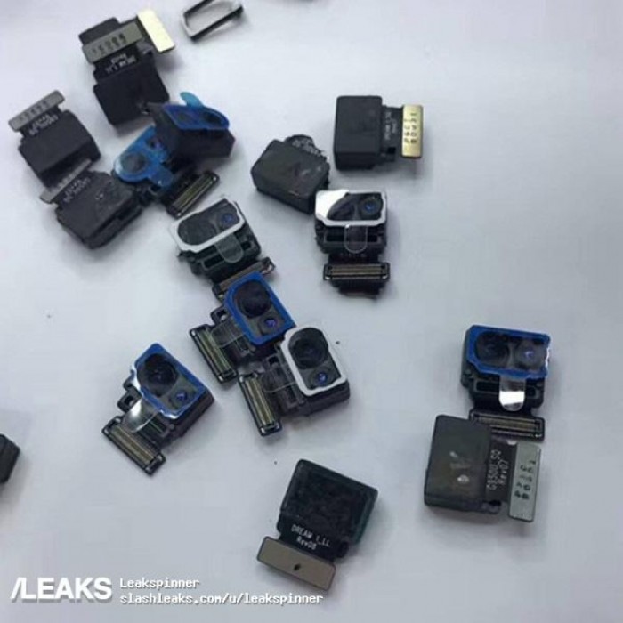 Galaxy S8/S8+零件曝光：USB-C線纜+自拍攝像頭+SIM卡托