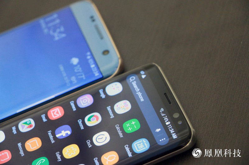 三星S8上手體驗：雙曲面+全面屏 驚艷&ldquo;辣&rdquo;眼睛