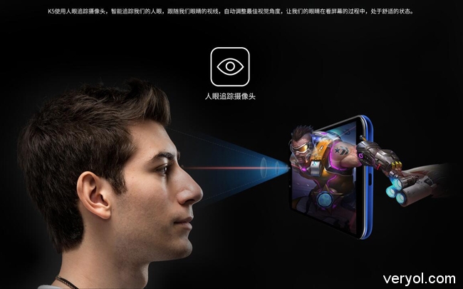 ivvi K5搭載獨(dú)家人眼追蹤攝像頭