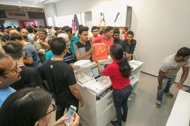 小米之家印度創(chuàng)造歷史記錄 1天賣了5000萬(wàn)盧比