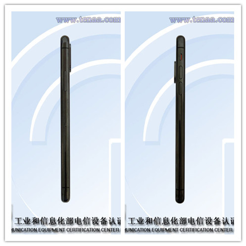 工信部披露蘋果iPhone X配置信息與真機(jī)圖像