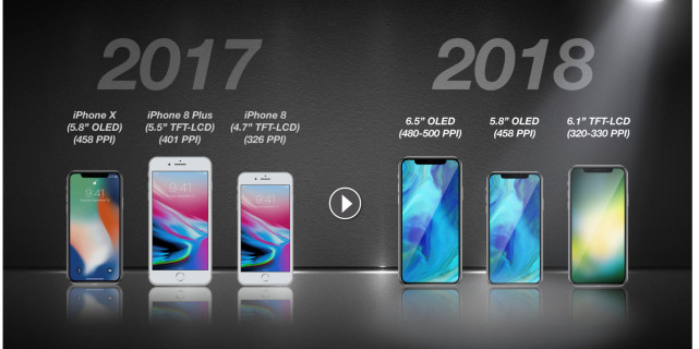 蘋果明年推3款新iPhone 都有&ldquo;劉海&rdquo;