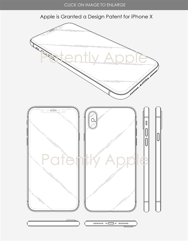 蘋果拿下iPhone X設(shè)計專利：&ldquo;劉海屏&rdquo;別輕易抄