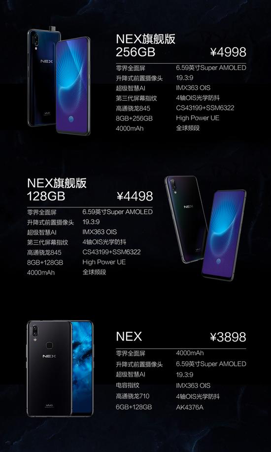 vivo NEX發(fā)布：升降攝像頭 屏占比達91%