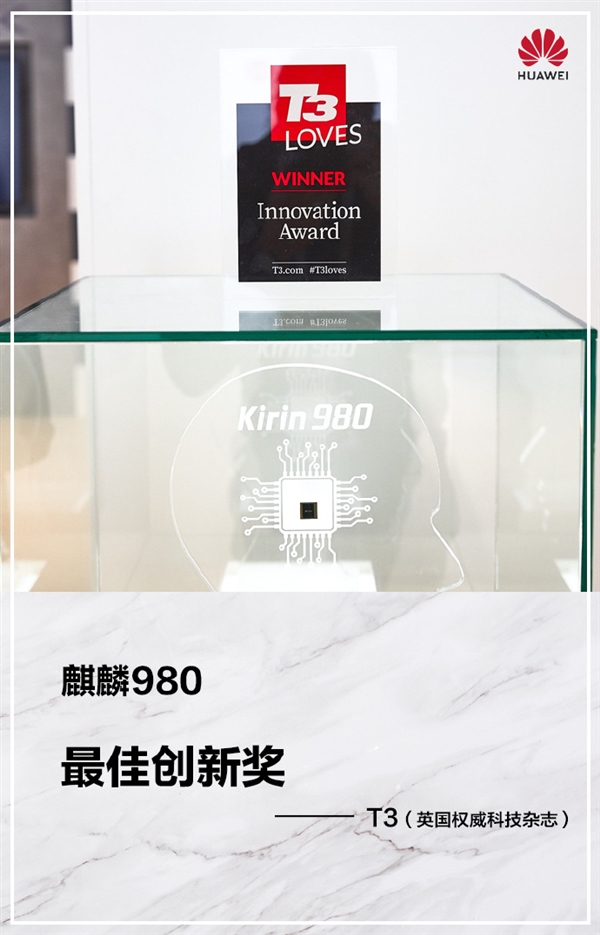 麒麟980獲多家外媒大獎:國產(chǎn)最強(qiáng)芯