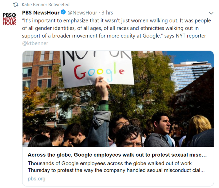 谷歌大罷工席卷全球 47個辦事處規(guī)模超歷史