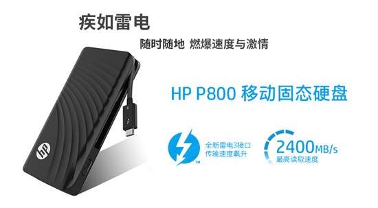 Thunderbolt&trade; 3開放，HP P800領(lǐng)跑次世代移動存儲