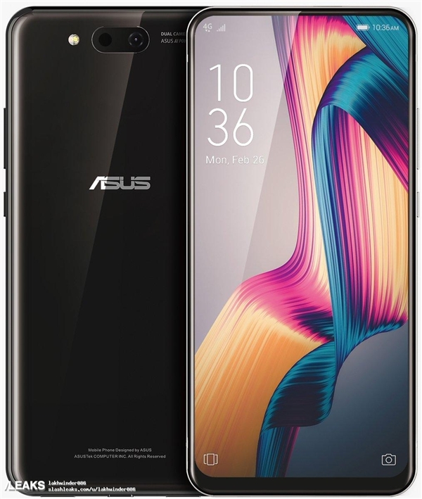 華碩滑蓋手機(jī)曝光:無劉海設(shè)計 支持5G網(wǎng)絡(luò)