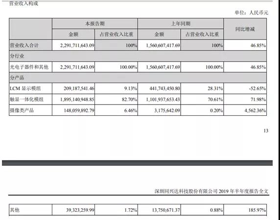同興達(dá)上半年攝像頭業(yè)務(wù)營收增長逾45倍:凈利潤卻繼續(xù)虧損