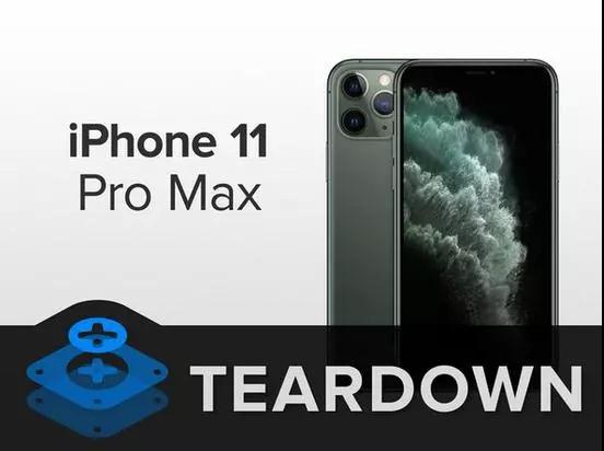 拆解iPhone11 Pro Max:核心供應(yīng)商曝光