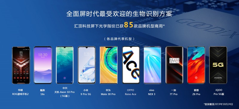 匯頂科技:LCD屏幕指紋年內(nèi)量產(chǎn)