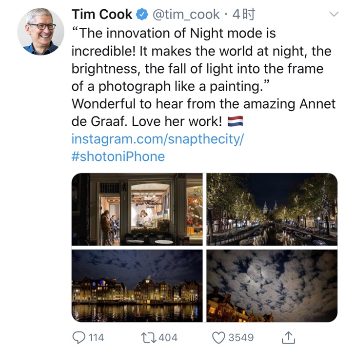 蘋果iPhone 11/Pro/Pro Max夜間模式表現(xiàn)令人驚訝