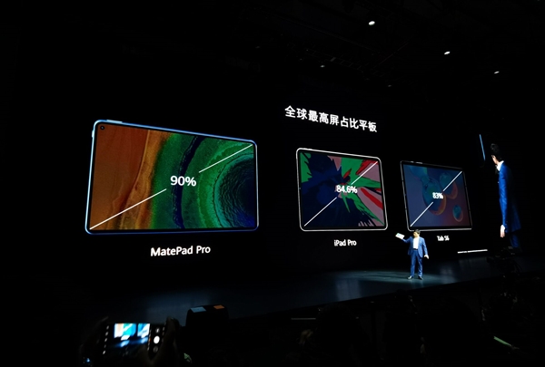全球屏占比最高平板誕生：華為MatePad Pro屏占比高達(dá)90%