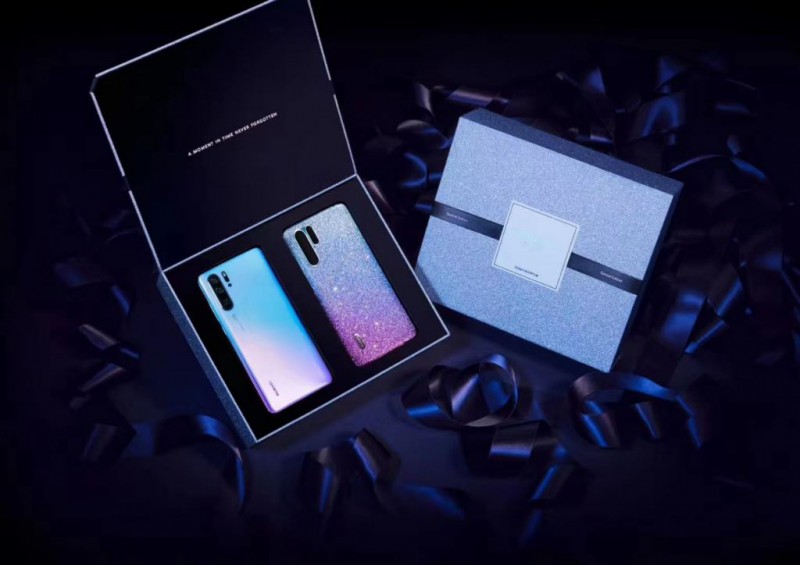 全新HUAWEI P40 Pro限量版套裝霞影紗&middot;星鉆保護(hù)殼采用施華洛世奇元素
