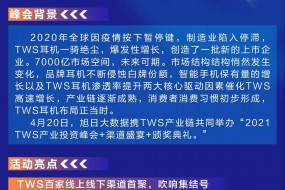 【峰會】25省渠道齊聚||2021 TWS產(chǎn)業(yè)投資峰會&渠道盛宴&頒獎典禮